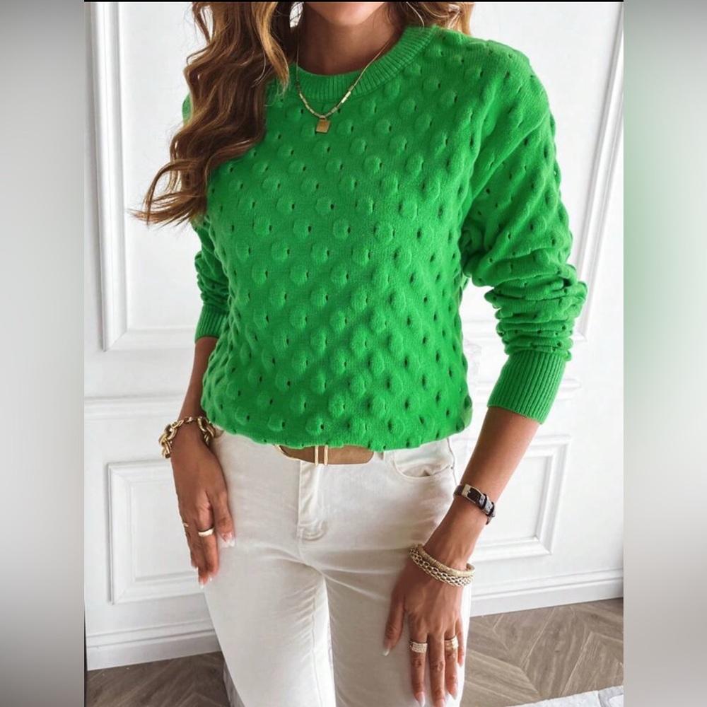 SHEIN - Crew Neck Sweater - size L - NWOT